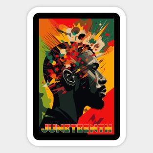 Juneteenth King Sticker